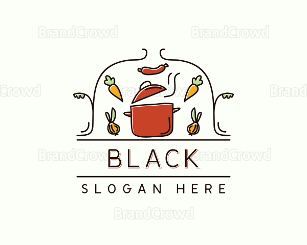 Restaurant Cooking Pot Logo