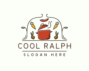 Restaurant Cooking Pot Food logo design