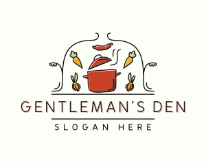 Restaurant Cooking Pot Food logo design