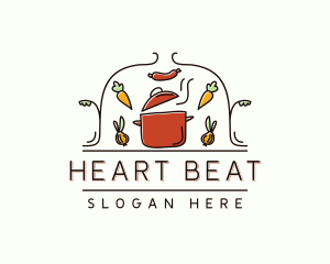 Restaurant Cooking Pot Food logo design