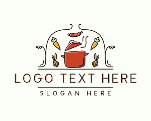 Restaurant - Restaurant Cooking Pot logo design