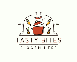 Restaurant - Restaurant Cooking Pot logo design