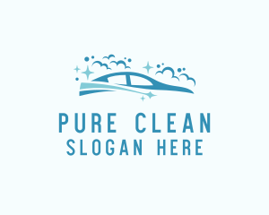 Clean Bubble Car Wash  logo design