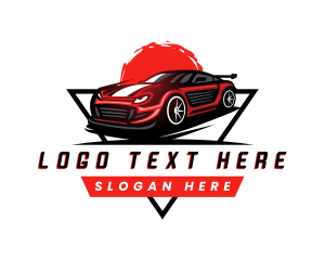 Transport - Car Racing Automotive logo design