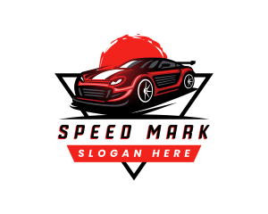 Car Racing Automotive logo design