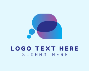 Tech Communication App logo design