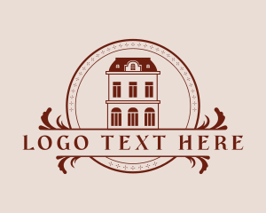 Residential - Palace Mansion Property logo design