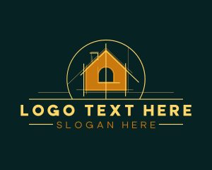 Maintenance - Residential Construction Architecture logo design