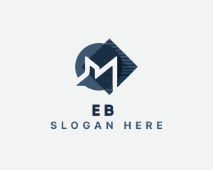 Digital Media Letter M Logo