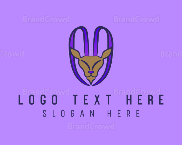 Purple Goat Horn Logo