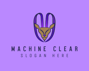 Forest - Purple Goat Horn logo design