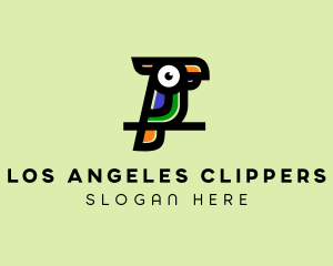 Colorful Toucan Bird  Logo