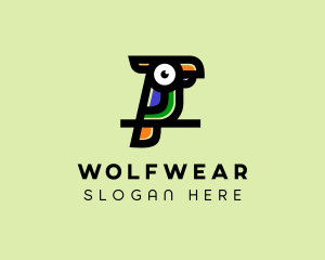 Pet - Colorful Toucan Bird logo design