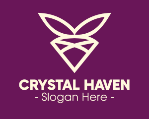 Elegant Diamond Crystal logo design