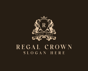 Crown Shield Royalty logo design