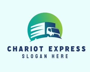 Express Courier Trucking logo design