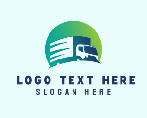 Freight - Express Courier Trucking logo design