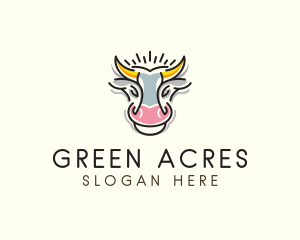 Dairy Cow Ranch logo design