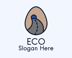 Road Tunnel Egg Logo