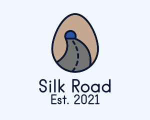 Road Tunnel Egg logo design