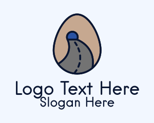 Road Tunnel Egg Logo