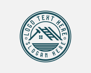 Property Developer - Hammer Ladder Roof logo design