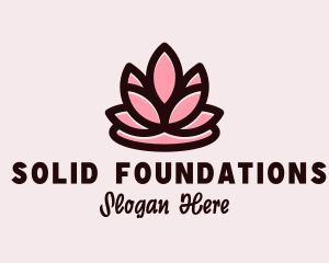 Wellness Zen Flower  Logo