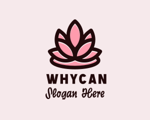 Wellness Zen Flower  Logo