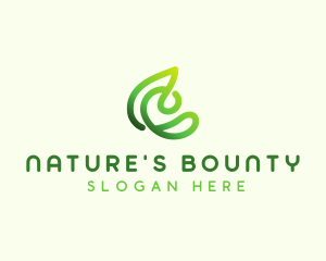 Nature Wellness Leaf logo design