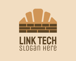 Brown Croissant Brick Logo