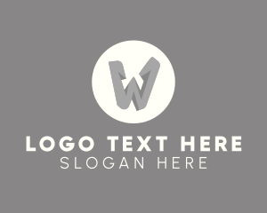 Lettermark - Simple Modern Letter W logo design