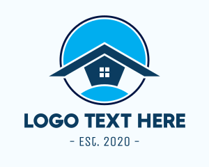 Residences - Blue Residential Property logo design