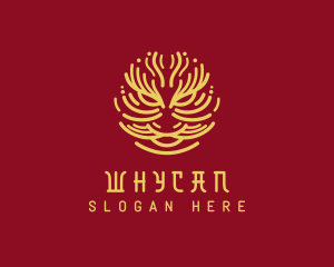 Mythic - Asian Dragon Avatar logo design