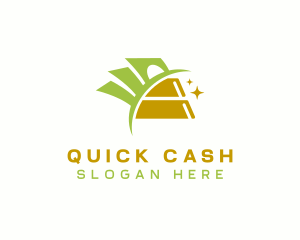 Cash Gold Money logo design