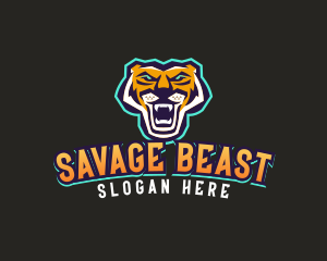 Tiger Beast Streamer logo design