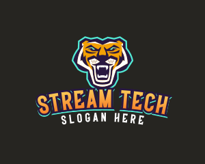 Streamer - Tiger Beast Streamer logo design
