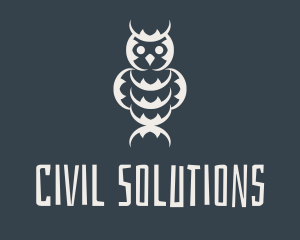 Gray Owl Totem logo design