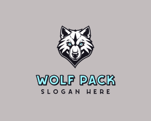 Esports Gaming Wolf logo design