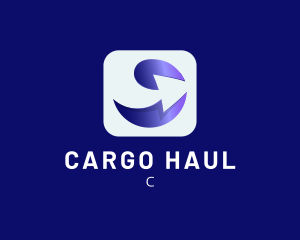 Global Forwarding Logistics Arrow logo design