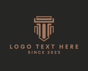 Investor - Elegant Column Architect logo design