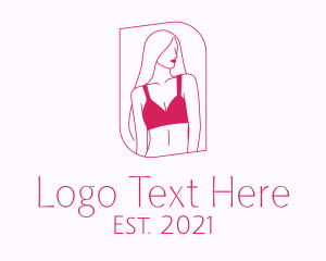 Model - Beauty Lady Lingerie logo design