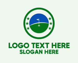 Golf Tournament - Golf Club Emblem logo design