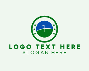 Flag - Golf Club Sport logo design