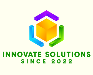 Three-dimensional - 3D Cube Technology logo design