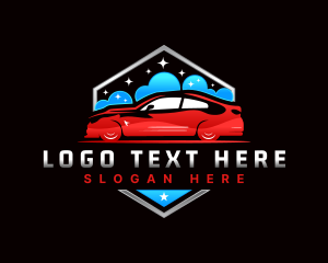 Sanitary - Car Wash Detailing Automotive logo design