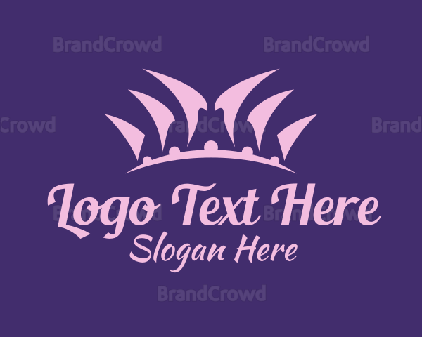 Pink Pageant Crown Logo