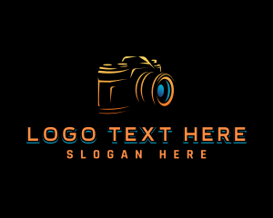 Photo Studio - Photography Camera Lens logo design