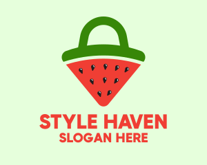 Watermelon Slice Bag Logo