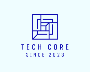 Modern Tech Cube logo design