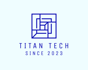 Modern Tech Cube logo design